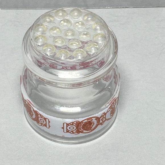 Vintage Libbey Punch Cup Copper Penny Indian Head Coins MCM Drink Glass - Picture 6 of 9